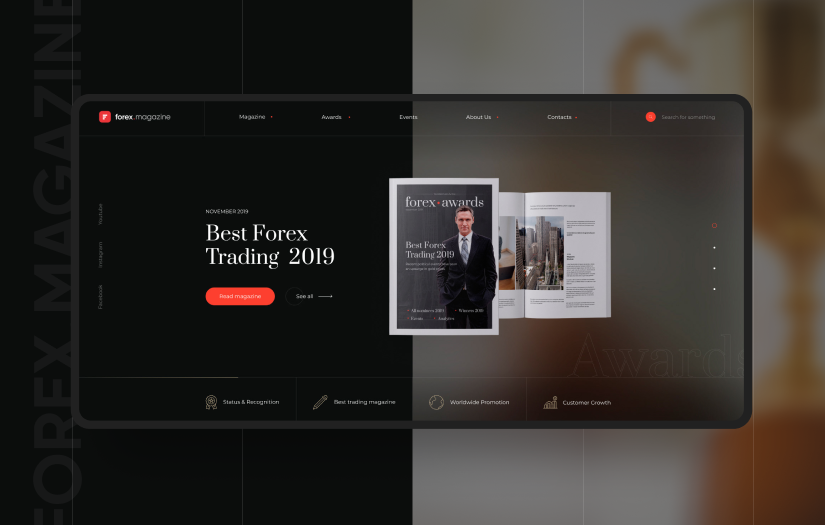 The Forex Magazine | Web Platform screenshot 1